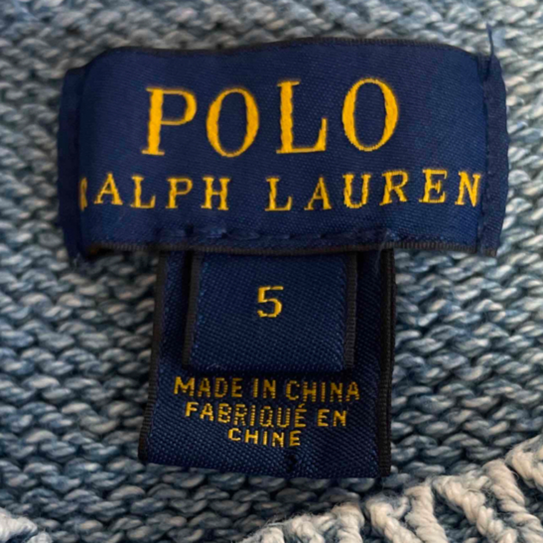 POLO RALPH LAUREN(ポロラルフローレン)のポロラルフローレン　ニット　115cm キッズ/ベビー/マタニティのキッズ服男の子用(90cm~)(ニット)の商品写真