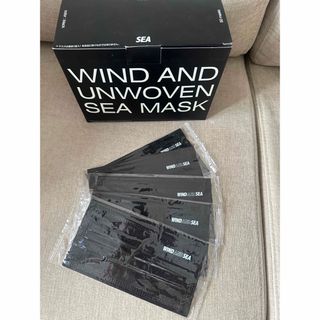 WIND AND SEA マスク ブラック.オリーブ 2BOX 新品未開封