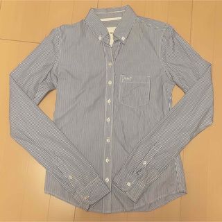 アバクロンビーアンドフィッチ(Abercrombie&Fitch)のアバクロビーアンドフィッチ　ストライプシャツ(シャツ/ブラウス(半袖/袖なし))