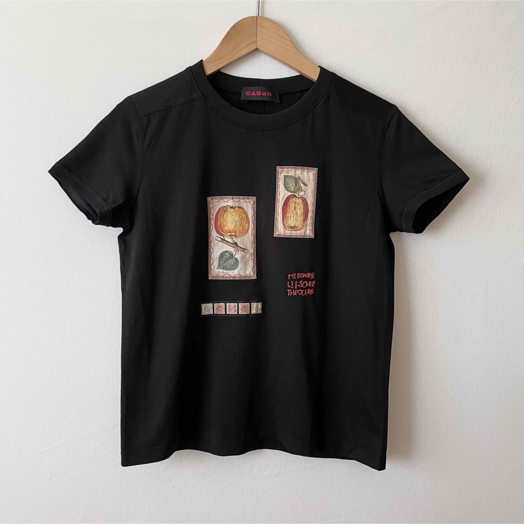 TOMORROWLAND   美品！CABaNスビンコットン フルーツプリントTシャツ