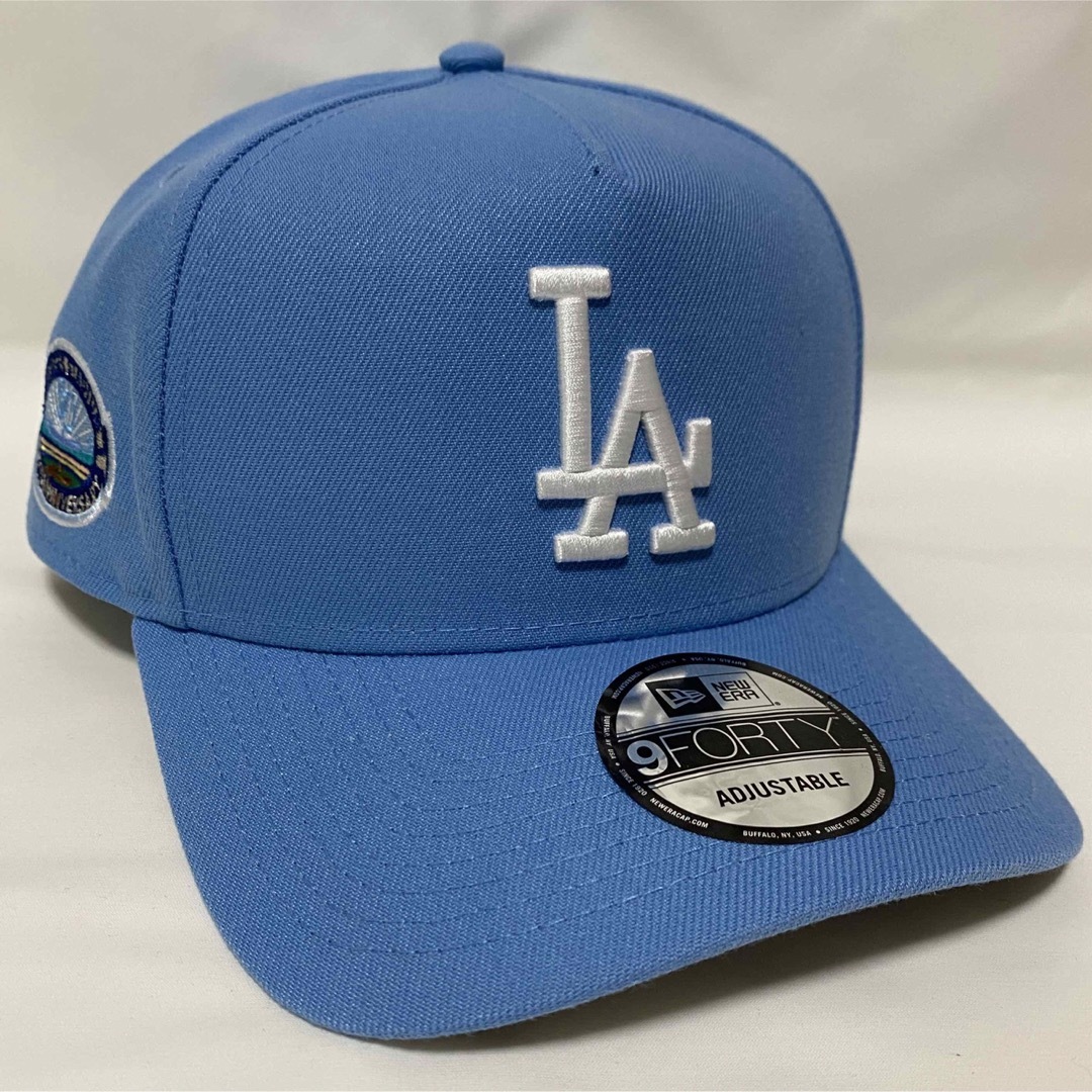 アウトドア海外限定　NEWERA  ロサンゼルス　ドジャース　キャップ　スカイブルー