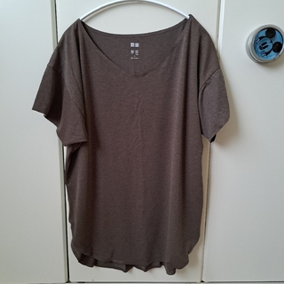 ユニクロ(UNIQLO)のユニクロエアリズム　ロングティシャツ(Tシャツ(半袖/袖なし))