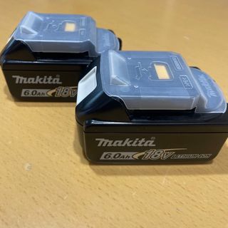 マキタ(Makita)のほぼ未使用！　Makita 18v6.0Ah バッテリー(工具)