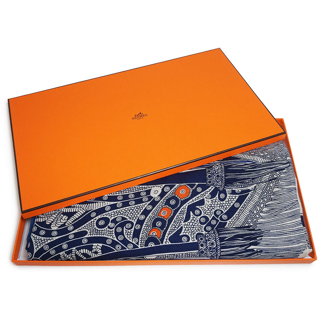 エルメス 2022春夏 カレジェアン140 Selle de Dignitaire Bandana 高官の鞍 バンダナ 大判 ストール マルチカラー HERMES カシシル カシミア/シルク 【新品】【ブリルトワーゼ】【丸正質舗】【質屋】(M211505)