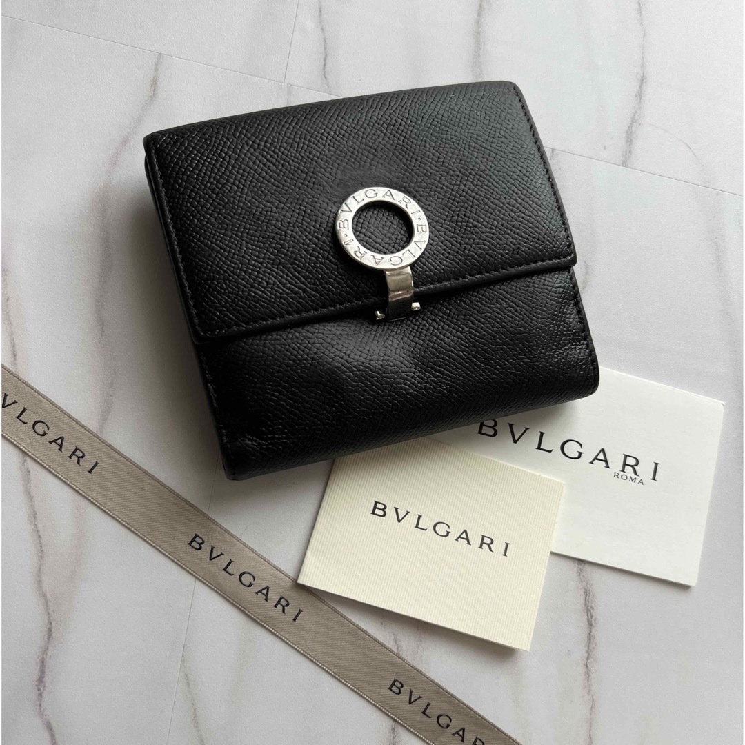 711 美品 BVLGARI ブルガリ 2つ折り財布