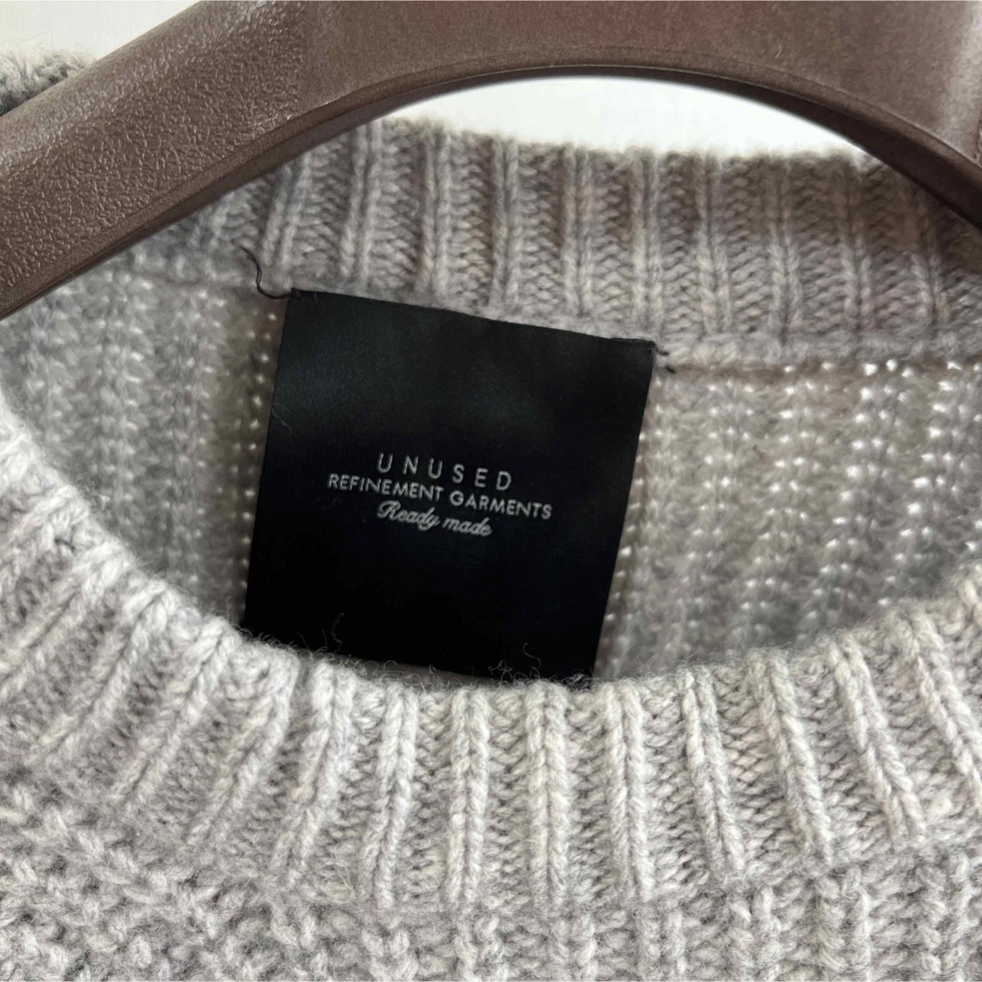 UNUSED(アンユーズド)の17aw UNUSED 3G クルーネック ニット サイズ 1 メンズのトップス(ニット/セーター)の商品写真