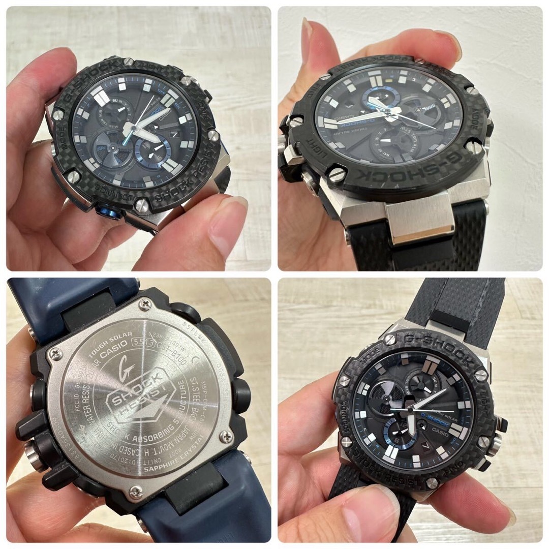 G-SHOCK - G-SHOCK カシオ GST-B100 G-STEEL クロノグラフ