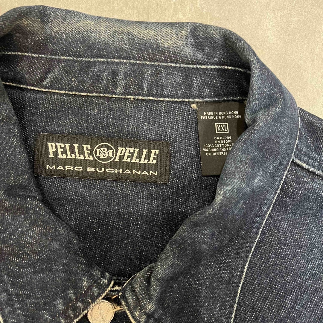 PELLE PELLE(ペレペレ)のPELLEPELLE MARC RUCHANAN デニムジャケット Gジャン メンズのジャケット/アウター(Gジャン/デニムジャケット)の商品写真