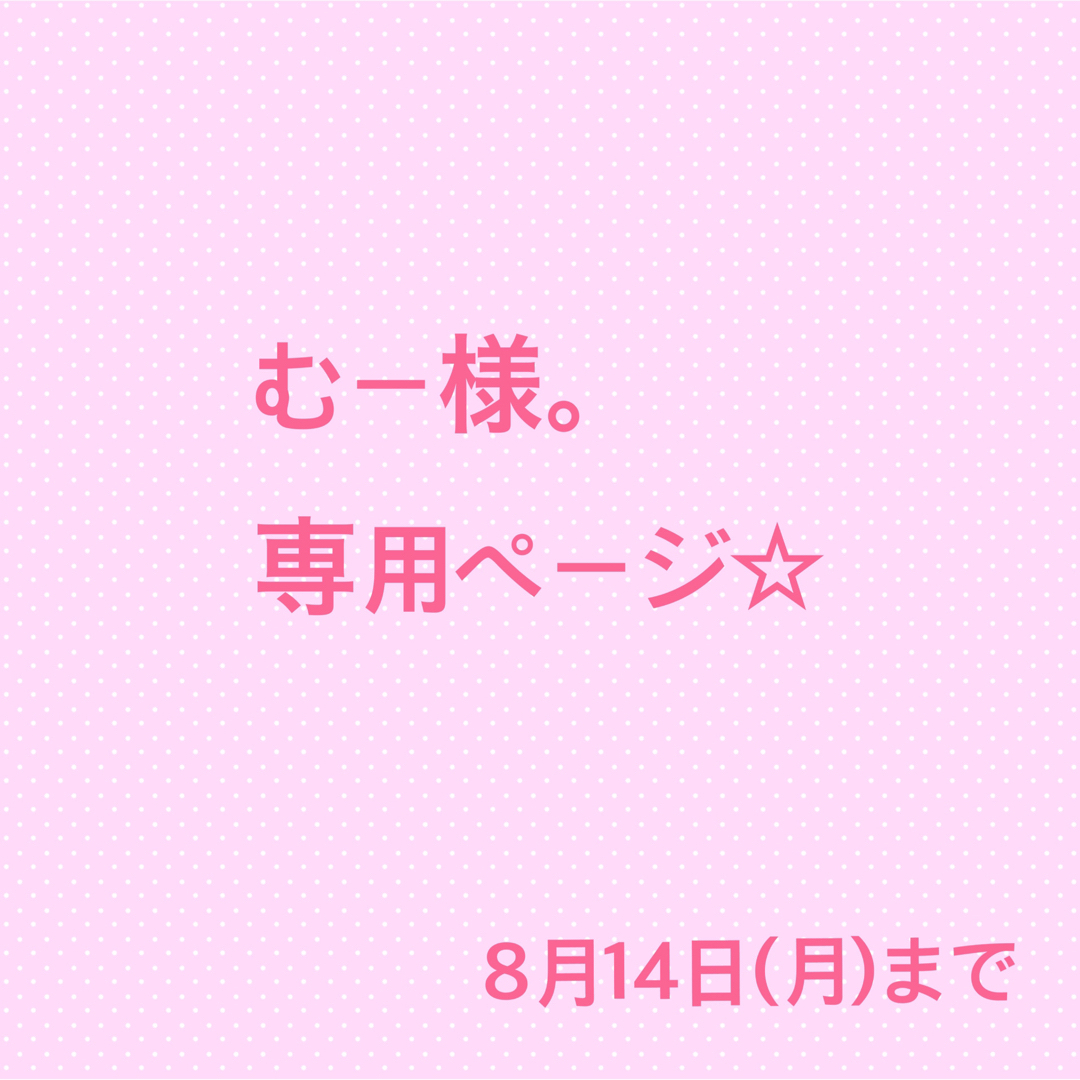 むー様。専用ページ☆ | フリマアプリ ラクマ