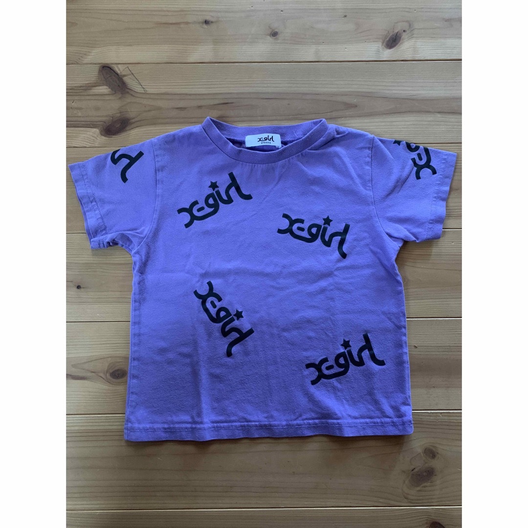 X-girl(エックスガール)のエックスガール　女の子　tシャツ　110 キッズ/ベビー/マタニティのキッズ服女の子用(90cm~)(Tシャツ/カットソー)の商品写真