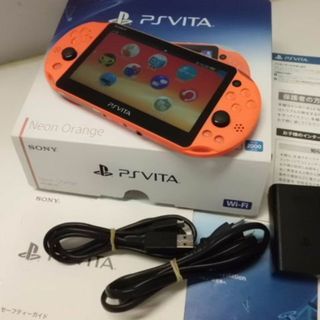 プレイステーションヴィータ(PlayStation Vita)のPSVITA PCH-2000 Neon Orange(携帯用ゲーム機本体)