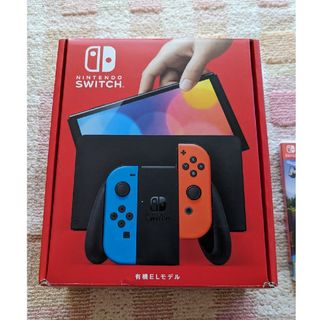 Nintendo Switch 本体 有機ELモデル ソフト2本の通販 by バリィ〜's