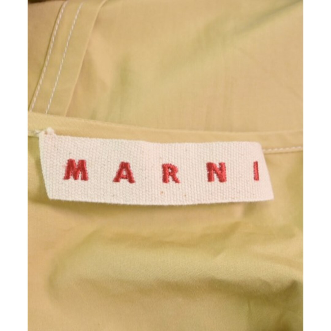 Marni(マルニ)のMARNI マルニ ワンピース 42(M位) ベージュ 【古着】【中古】 レディースのワンピース(ひざ丈ワンピース)の商品写真