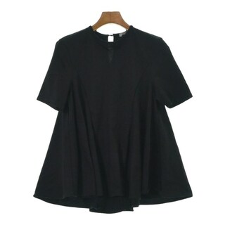 セオリーリュクス(Theory luxe)のtheory luxe セオリーリュクス Tシャツ・カットソー 38(M位) 黒 【古着】【中古】(カットソー(半袖/袖なし))