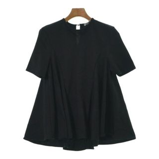 セオリーリュクス(Theory luxe)のtheory luxe セオリーリュクス Tシャツ・カットソー 38(M位) 黒 【古着】【中古】(カットソー(半袖/袖なし))