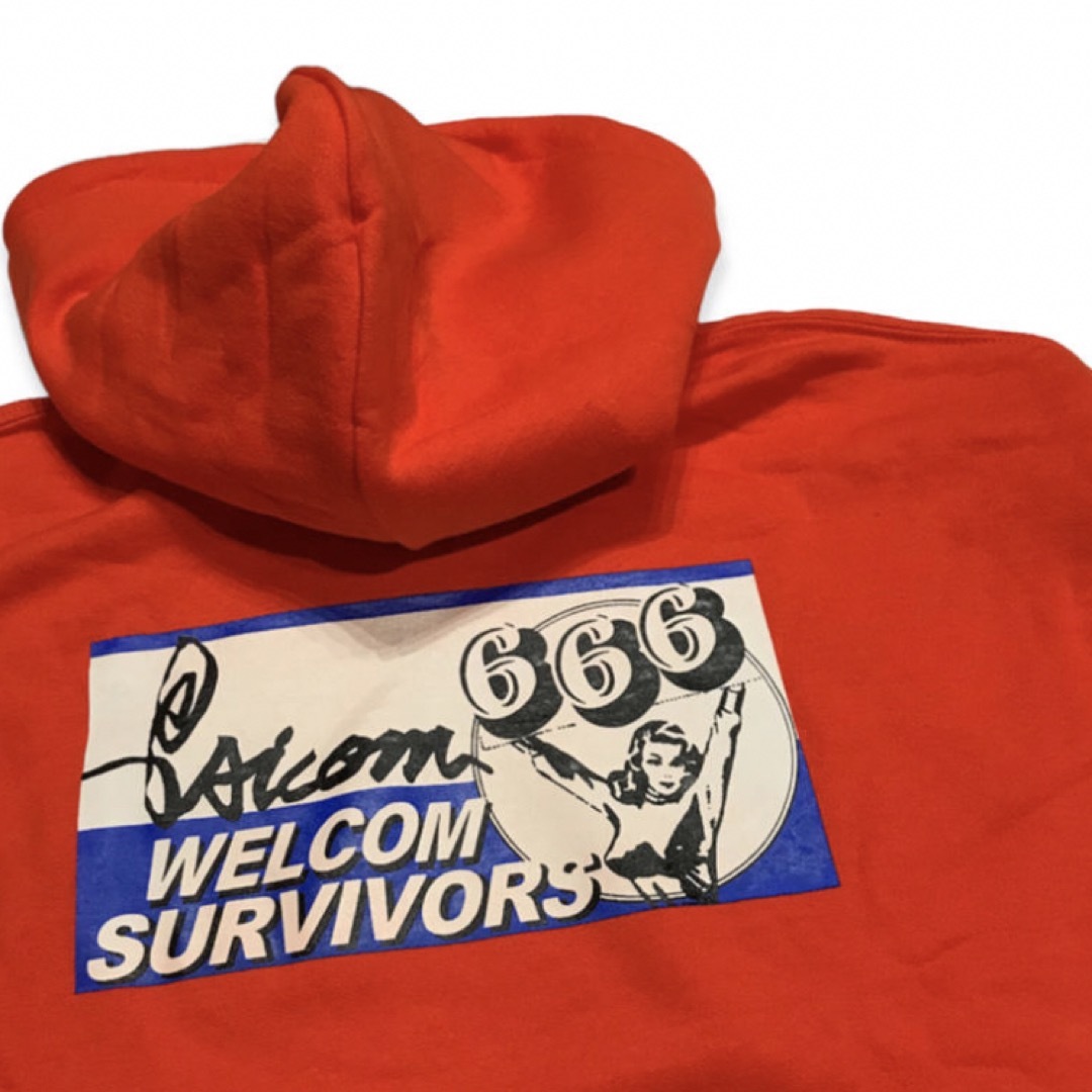 サイコム　psicom "WELCOME SURVIVERS" パーカー XL メンズのトップス(パーカー)の商品写真