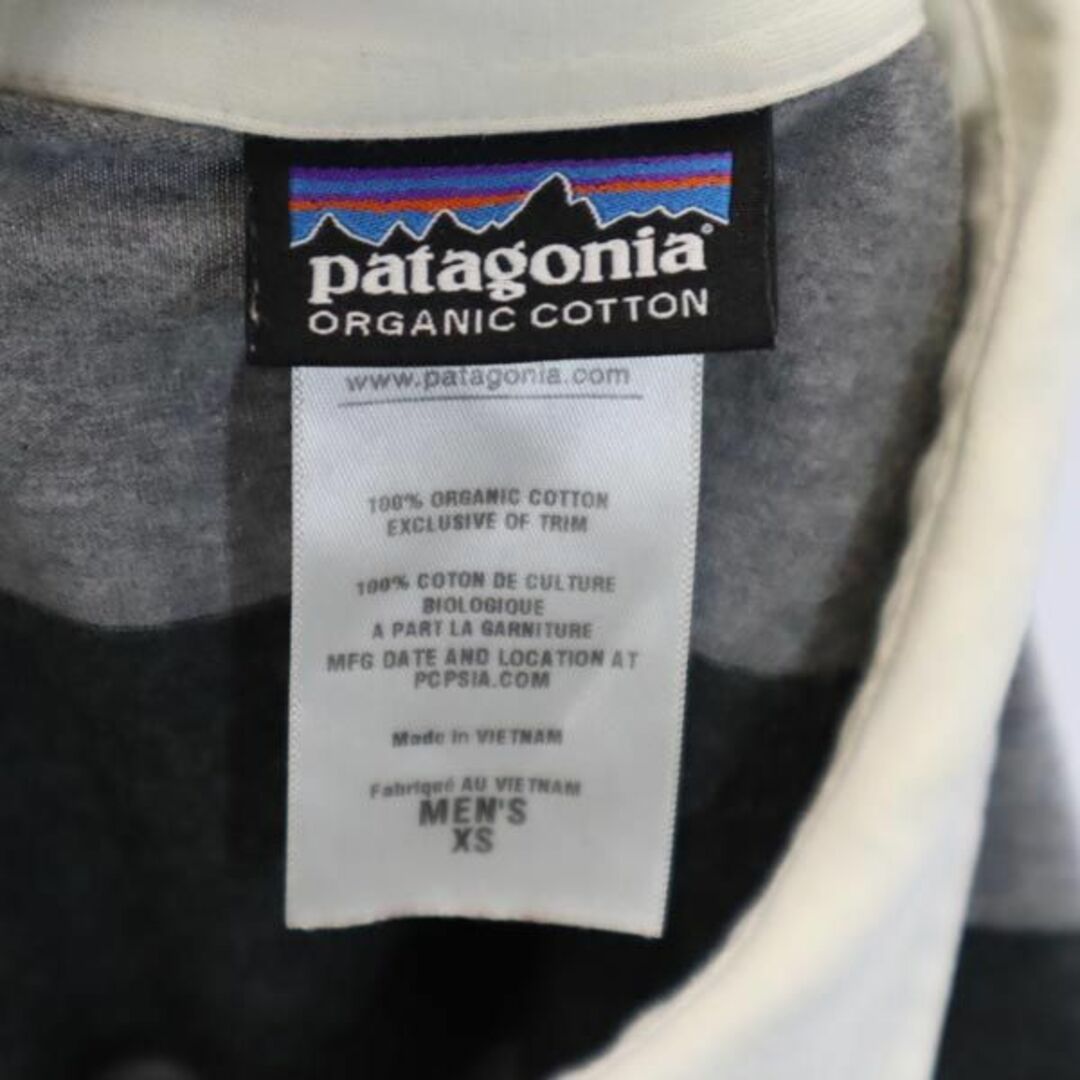 patagonia(パタゴニア)のパタゴニア アウトドア ボーダー 半袖 ポロシャツ XS グレー系 patagonia メンズ 【中古】  【230806】 メンズのトップス(ポロシャツ)の商品写真