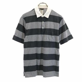 パタゴニア(patagonia)のパタゴニア アウトドア ボーダー 半袖 ポロシャツ XS グレー系 patagonia メンズ 【中古】  【230806】(ポロシャツ)