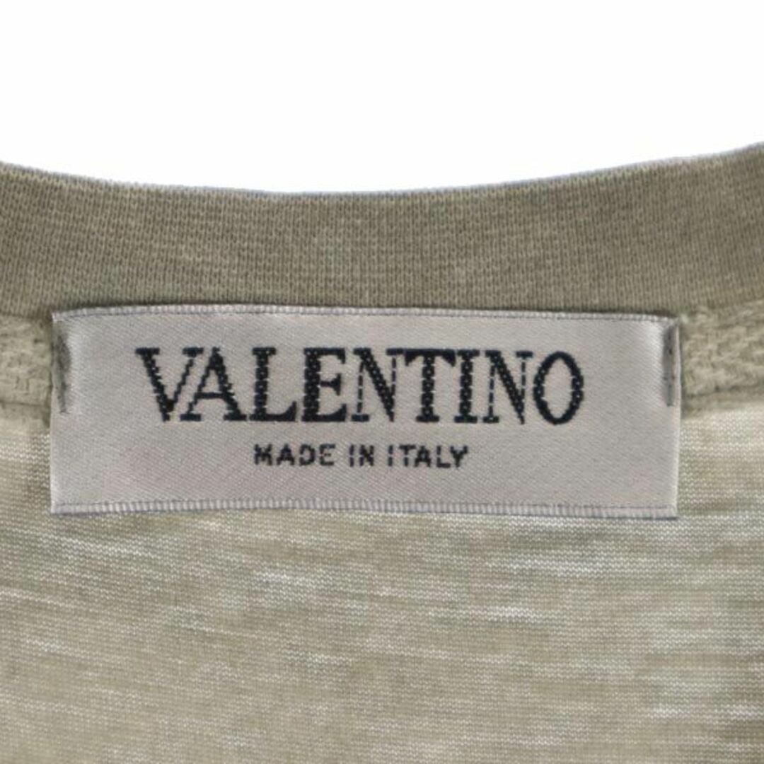 ヴァレンティノ イタリア製 プリント 半袖 Tシャツ XL チャコールグレー VALENTINO メンズ   【230806】 メール便可 6