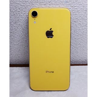 アイフォーン(iPhone)のiphoneXR　64GB　イエロー　SIMフリー　元箱付き(スマートフォン本体)