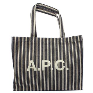 新品 A.P.C アーペーセー トートバッグ 61443 イエローストライプ