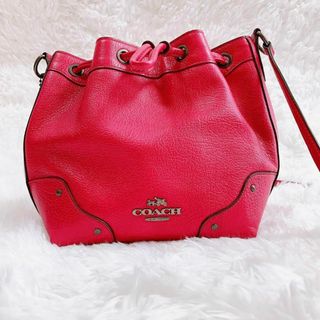 コーチ(COACH)の極美品　コーチ バッグ 巾着ミニショルダー(ショルダーバッグ)