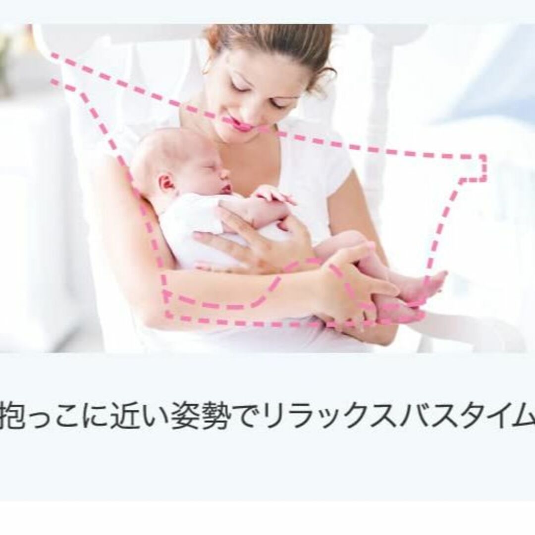 【色: ローズトープ】シンクで使える ベビーバス 赤ちゃん お風呂 沐浴 【 S