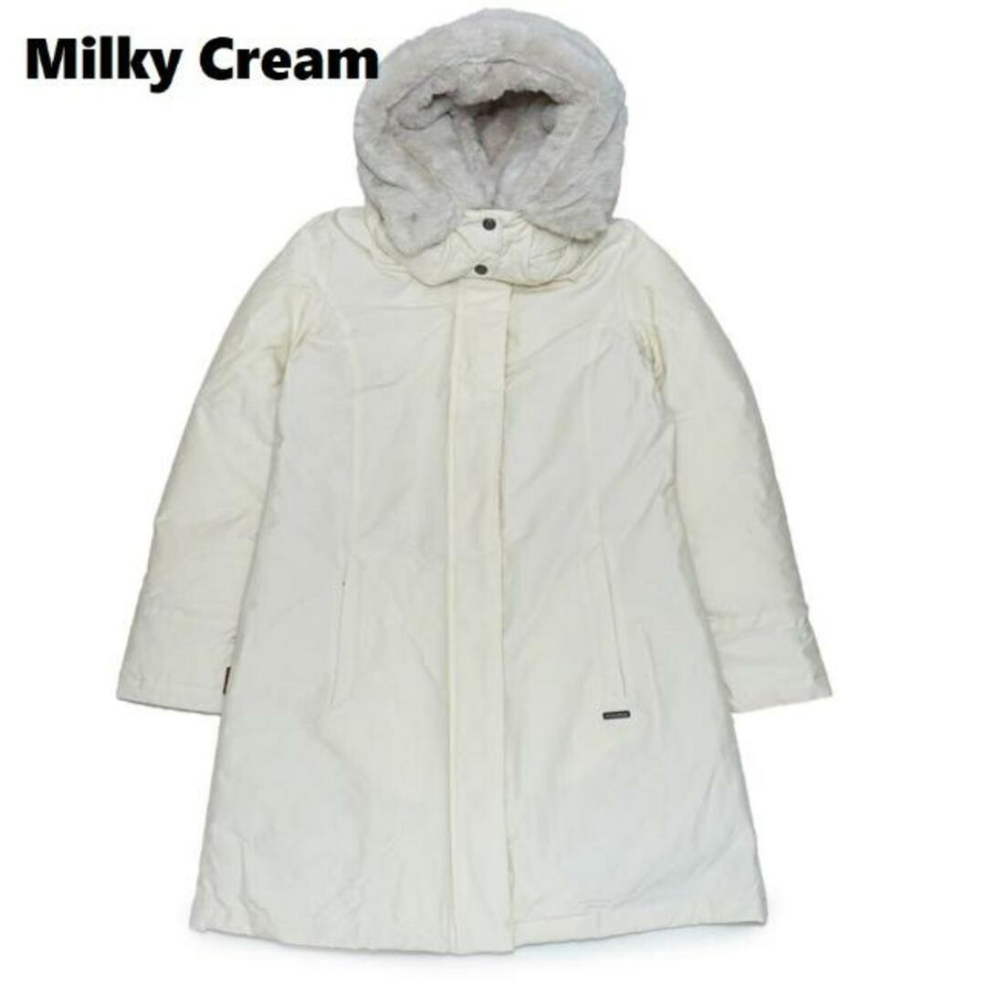 WOOLRICH(ウールリッチ)のWOOLRICH(ウールリッチ) WWOU0551 BOW BRIDGE PARKA Milky Cream レディースのジャケット/アウター(ダウンジャケット)の商品写真