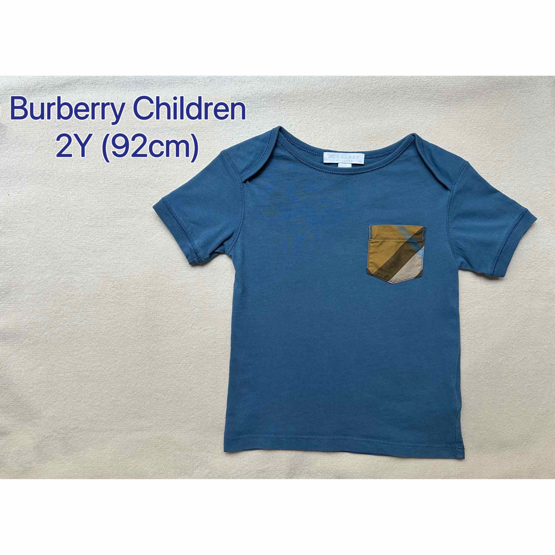 Burberry Children 定番チェックポケットTシャツ　92 90 | フリマアプリ ラクマ