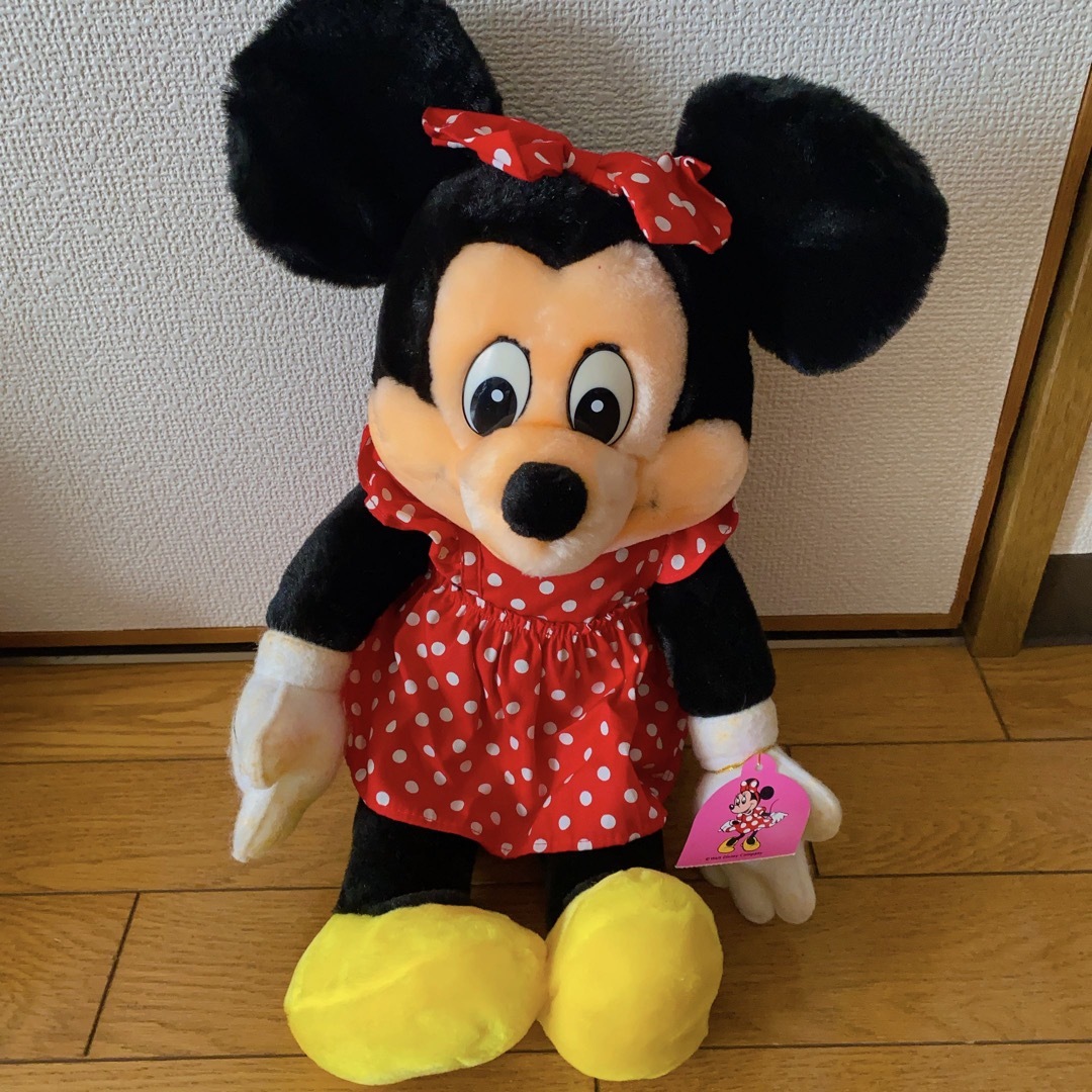 東京ディズニーランド ミッキー&ミニー ぬいぐるみ 昭和レトロ 東京ディズニーランド ミッキー&ミニー ぬいぐるみ 昭和レトロ