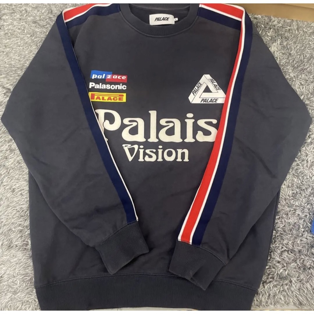 Sサイズ スウェットPalace Flag Stripe Crew