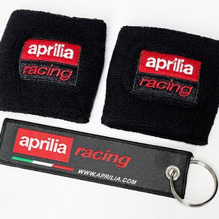 別体ブレーキリザーブタンクカバー&キーホルダーSET アプリリア APRILIA(装備/装具)