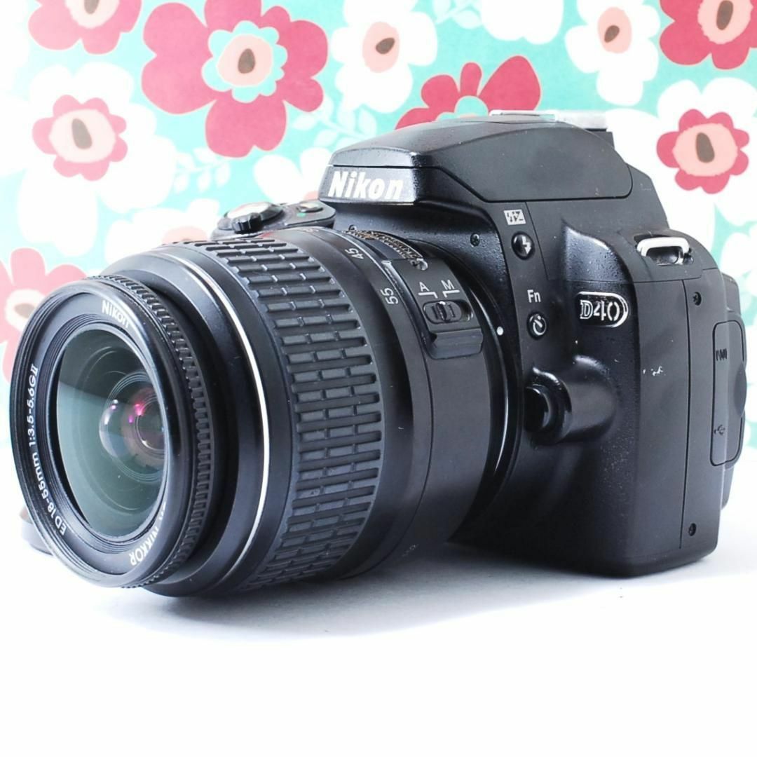 Nikon - ❤️小さい軽い簡単綺麗❤Nikon D40❤届いてすぐ使える