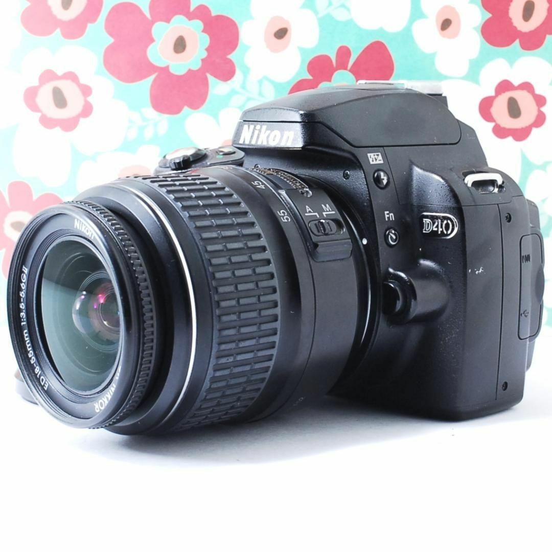 Nikon - ❤️小さい軽い簡単綺麗❤Nikon Ｄ40❤届いてすぐ使える