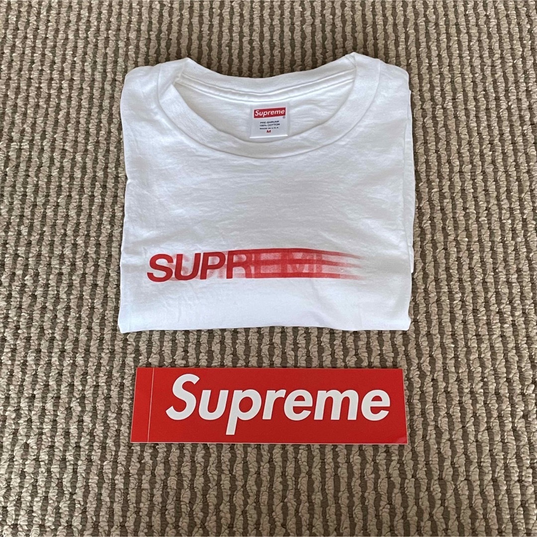 Supreme Motion Logo Tee White - Tシャツ/カットソー(半袖/袖なし)