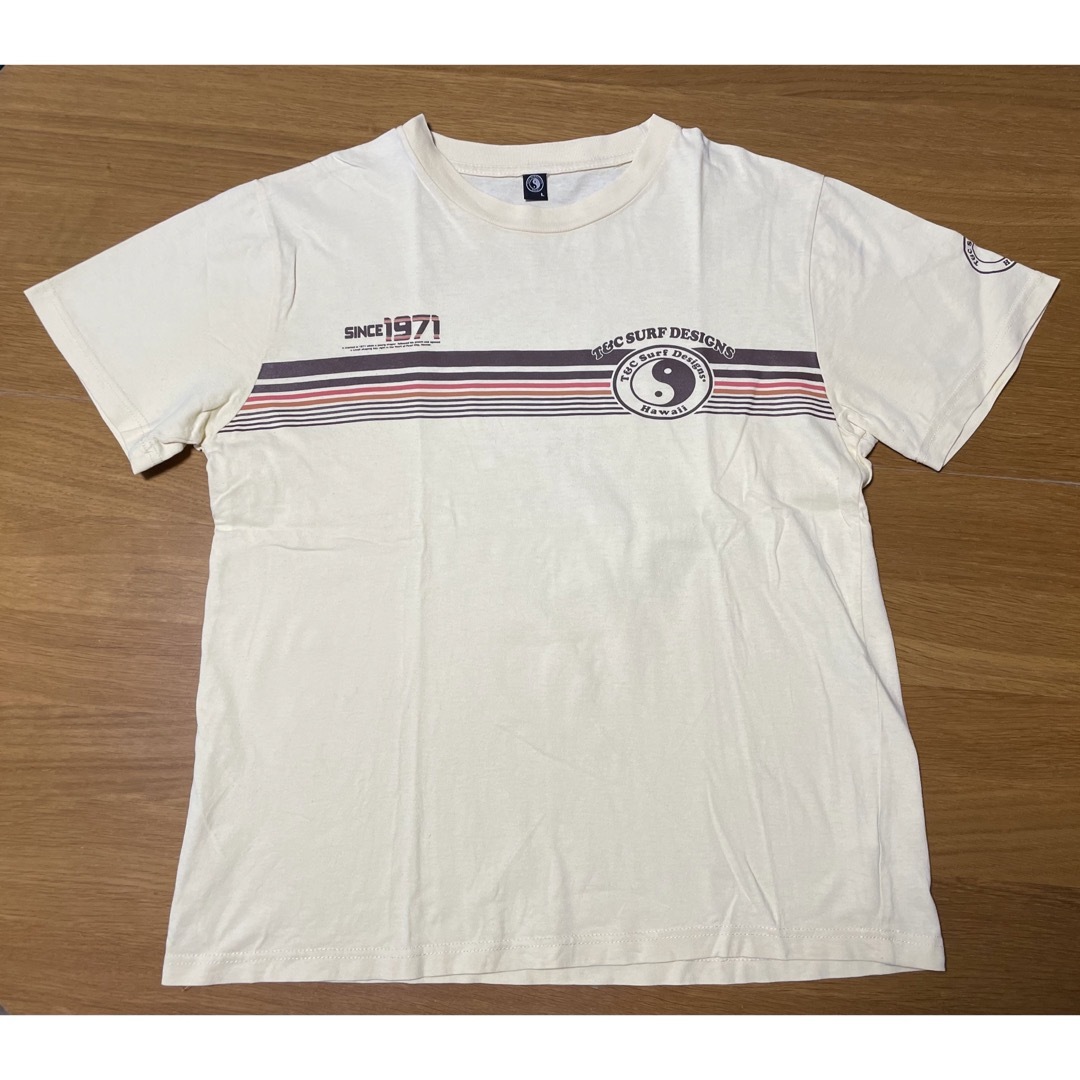 Town & Country(タウンアンドカントリー)のT&C  SURF DESIGNS タウカン  クリーム 半袖Tシャツ メンズのトップス(Tシャツ/カットソー(半袖/袖なし))の商品写真