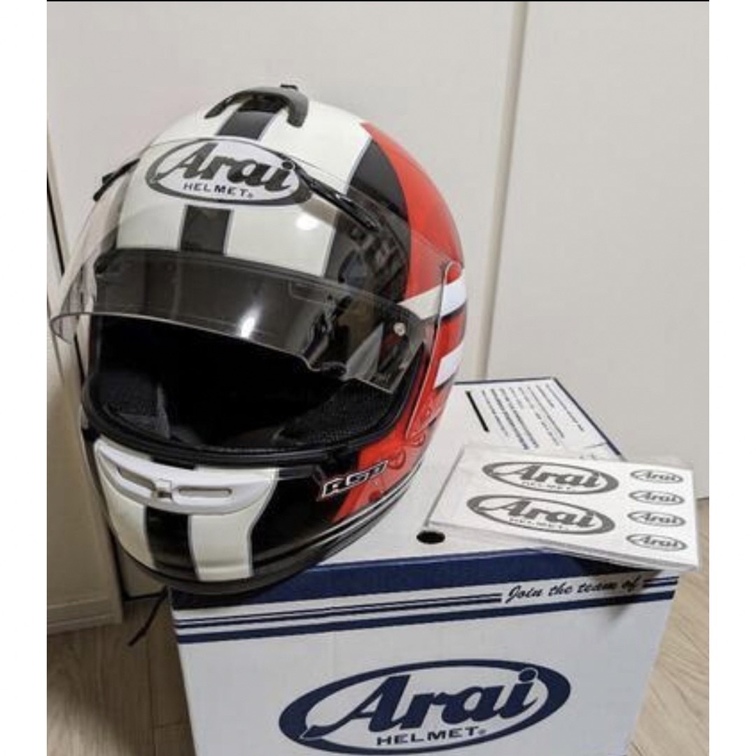 値下げしました！ Arai アライフルフェイス 美品  自動車/バイクのバイク(ヘルメット/シールド)の商品写真