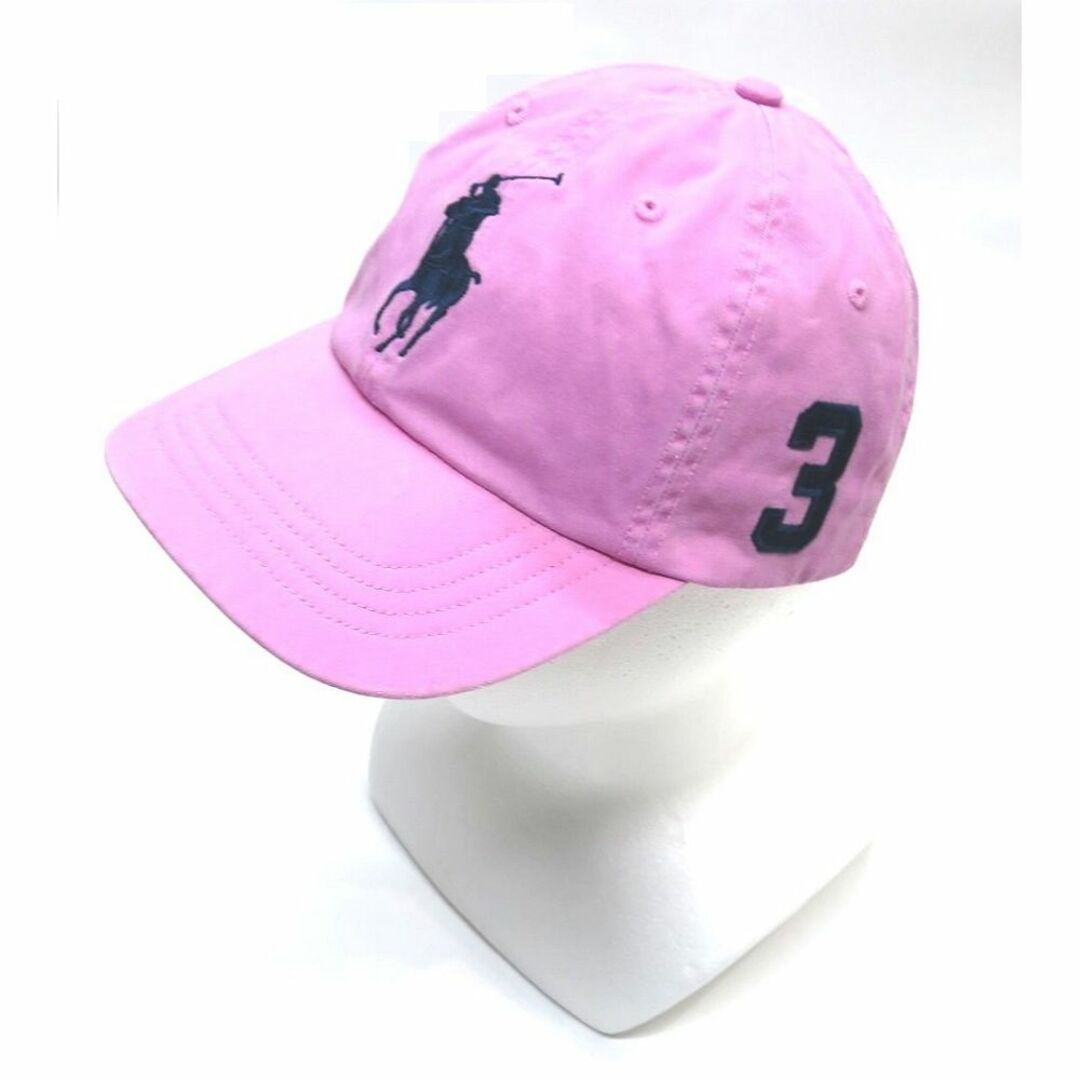 Ralph Lauren(ラルフローレン)のラルフローレン　キャップ ビッグポニー　　 可愛いピンク 　フリーサイズ レディースの帽子(キャップ)の商品写真