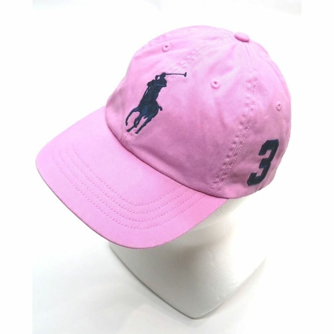 Ralph Lauren(ラルフローレン)のラルフローレン　キャップ ビッグポニー　　 可愛いピンク 　フリーサイズ レディースの帽子(キャップ)の商品写真