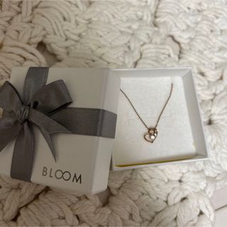 ブルーム(BLOOM)の【美品】ハートモチーフネックレス(ネックレス)