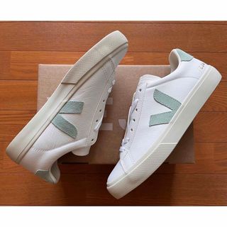 ヴェジャ(VEJA)の新品　VEJA campoヴェジャ　レザー　スニーカー EU39 24.5cm(スニーカー)