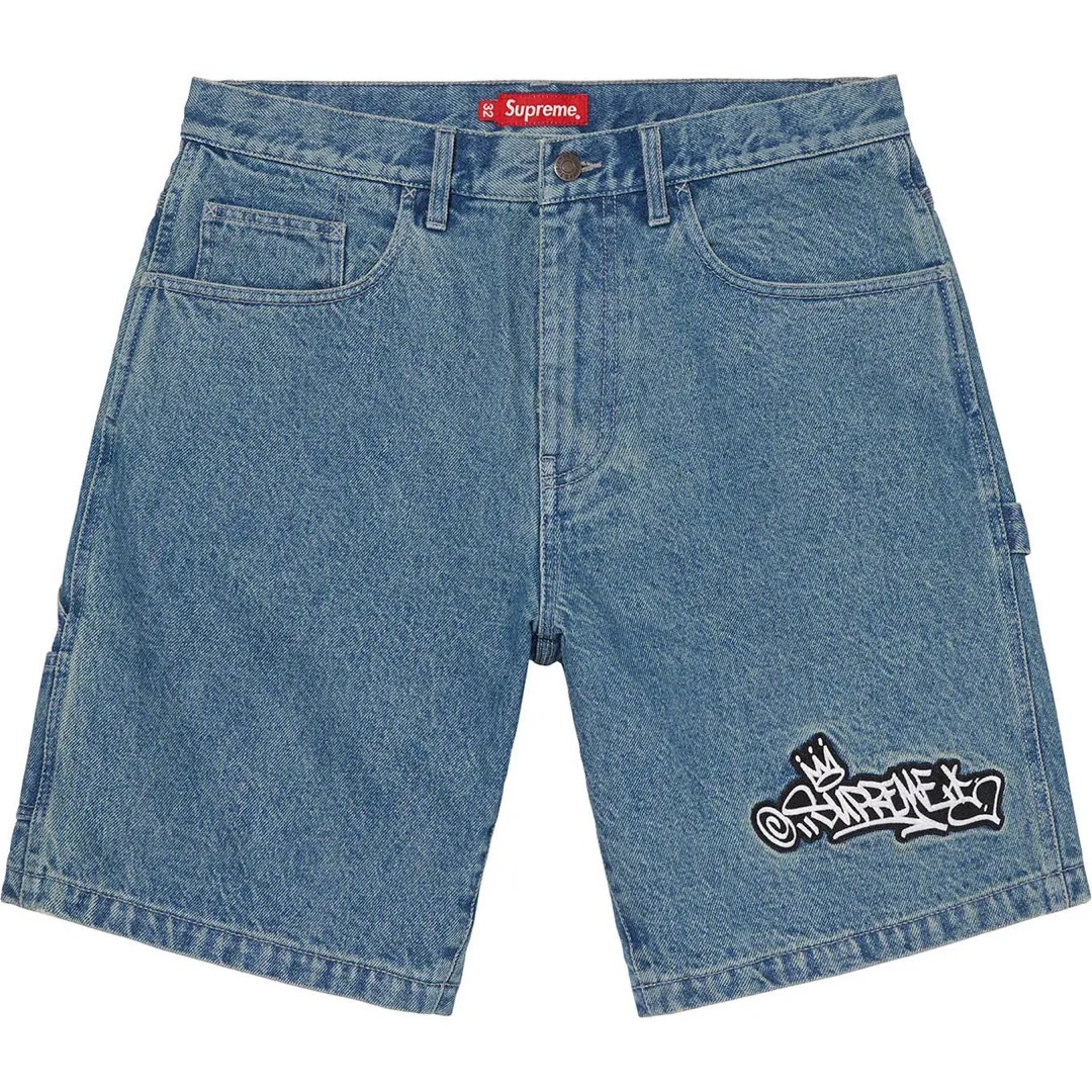 Supreme(シュプリーム)の激安！supreme Handstyle Denim Painter Short メンズのパンツ(ショートパンツ)の商品写真