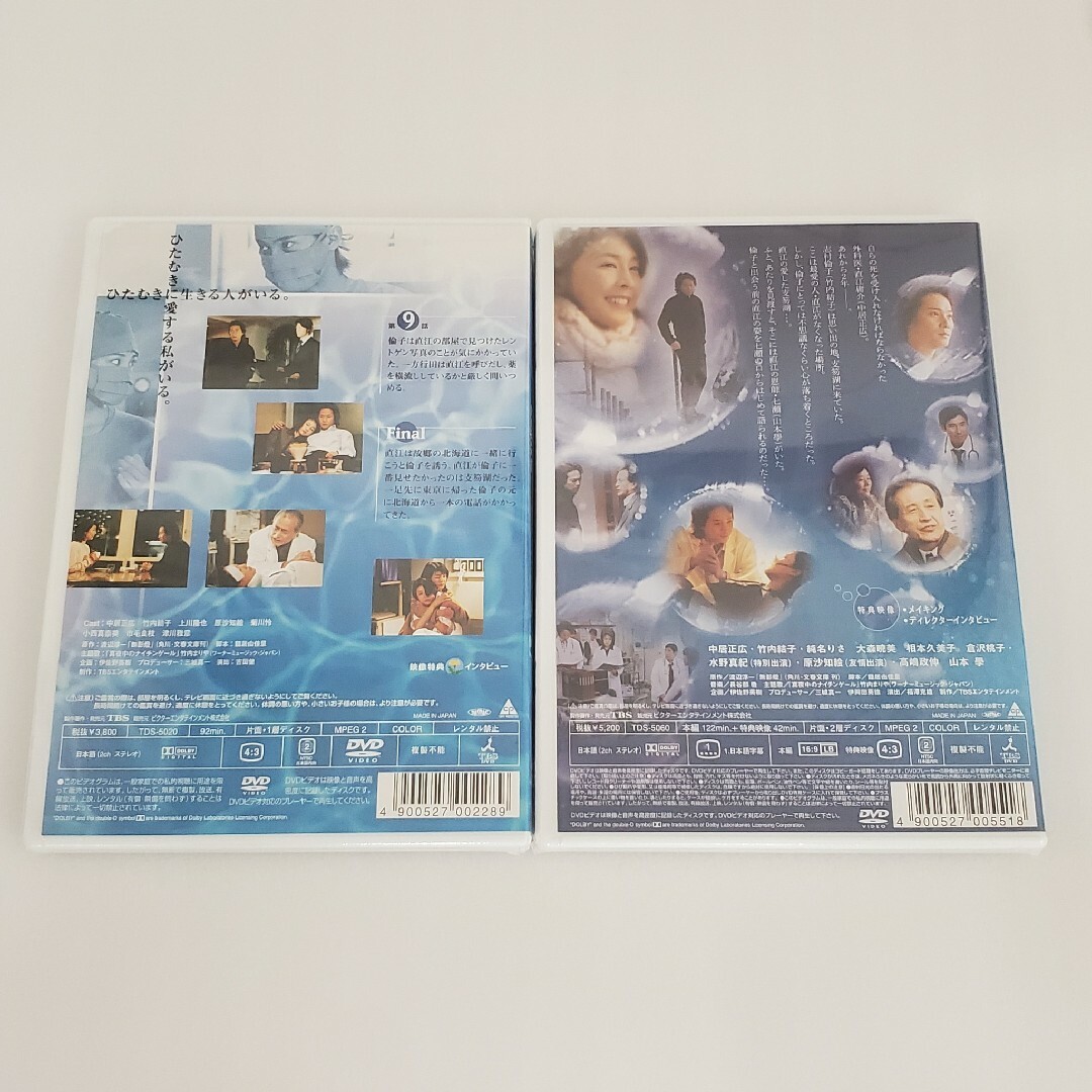 新品未開封　DVD「白い影～その物語のはじまりと命の記憶」中居正広