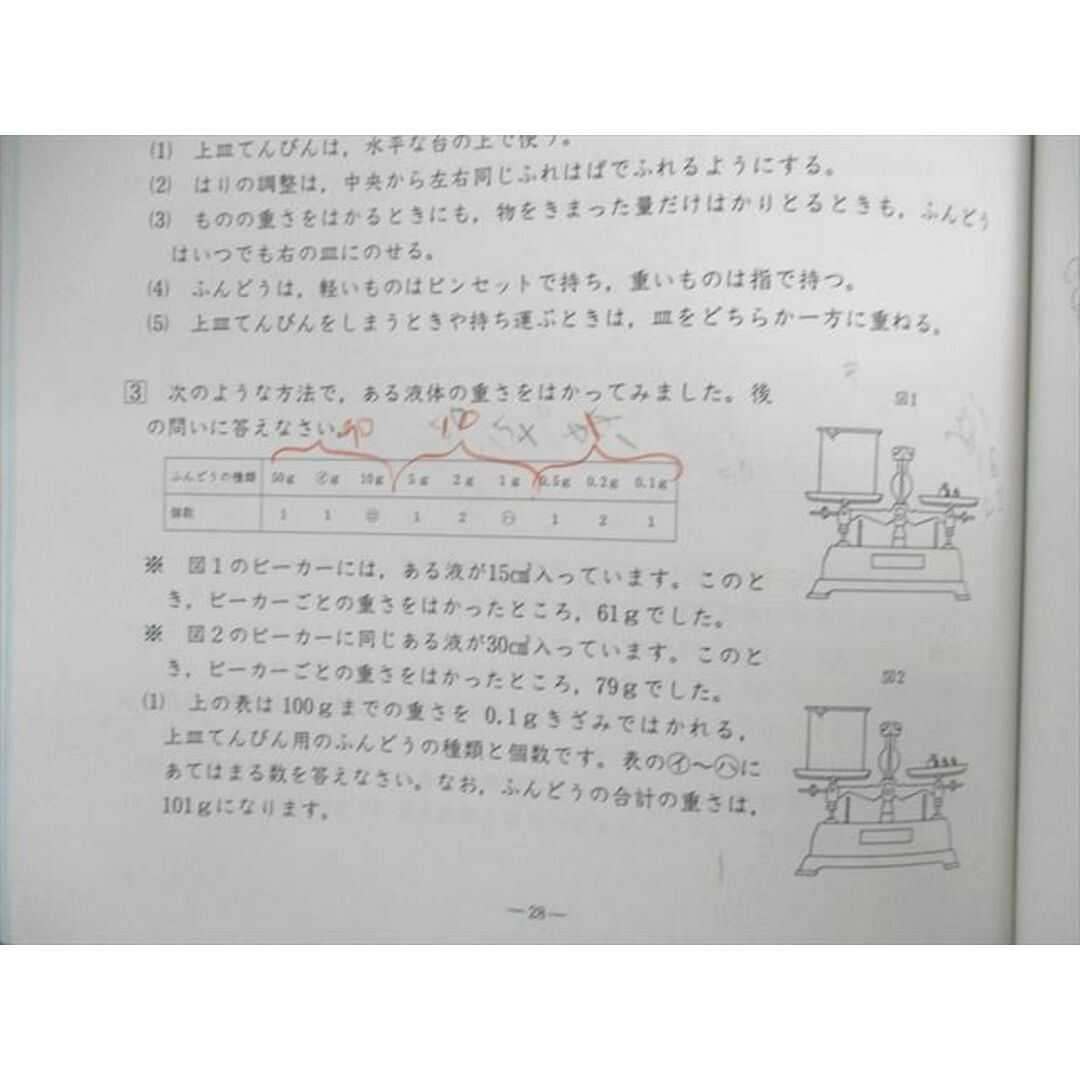 UO01-093 日能研関西 小4 灘特進コース 理科のまとめ/復習プリント 【テスト計79回分付き】 2022 40M2D