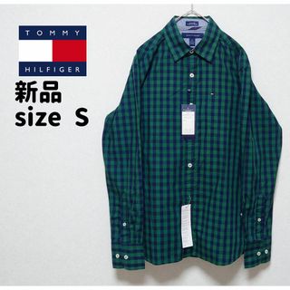 トミーヒルフィガー(TOMMY HILFIGER)の【新品】TOMMY HILFIGER トミーヒルフィガー　長袖チェック シャツ(シャツ)