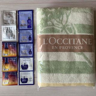 ロクシタン(L'OCCITANE)のロクシタン　バスタオル　イモーテル プレシューズ　ブライト　サンプル(タオル/バス用品)