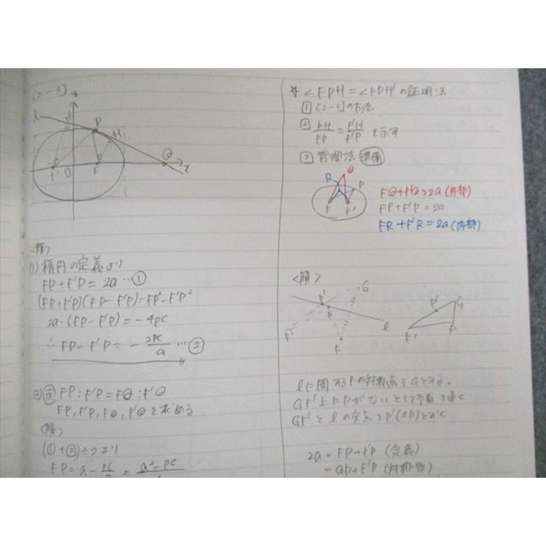 UO01-060 清風南海高校II類 数学ノートセット 2023年3月卒業 25S9D