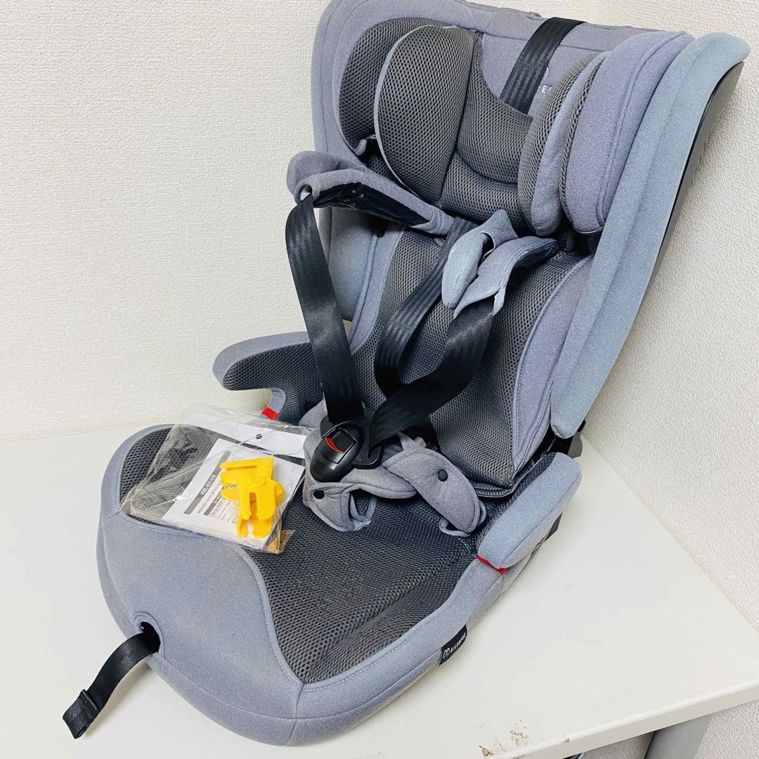 エールべべ　パパット　グランス　ナチュラルグレー　チャイルドシート　ISOFIX