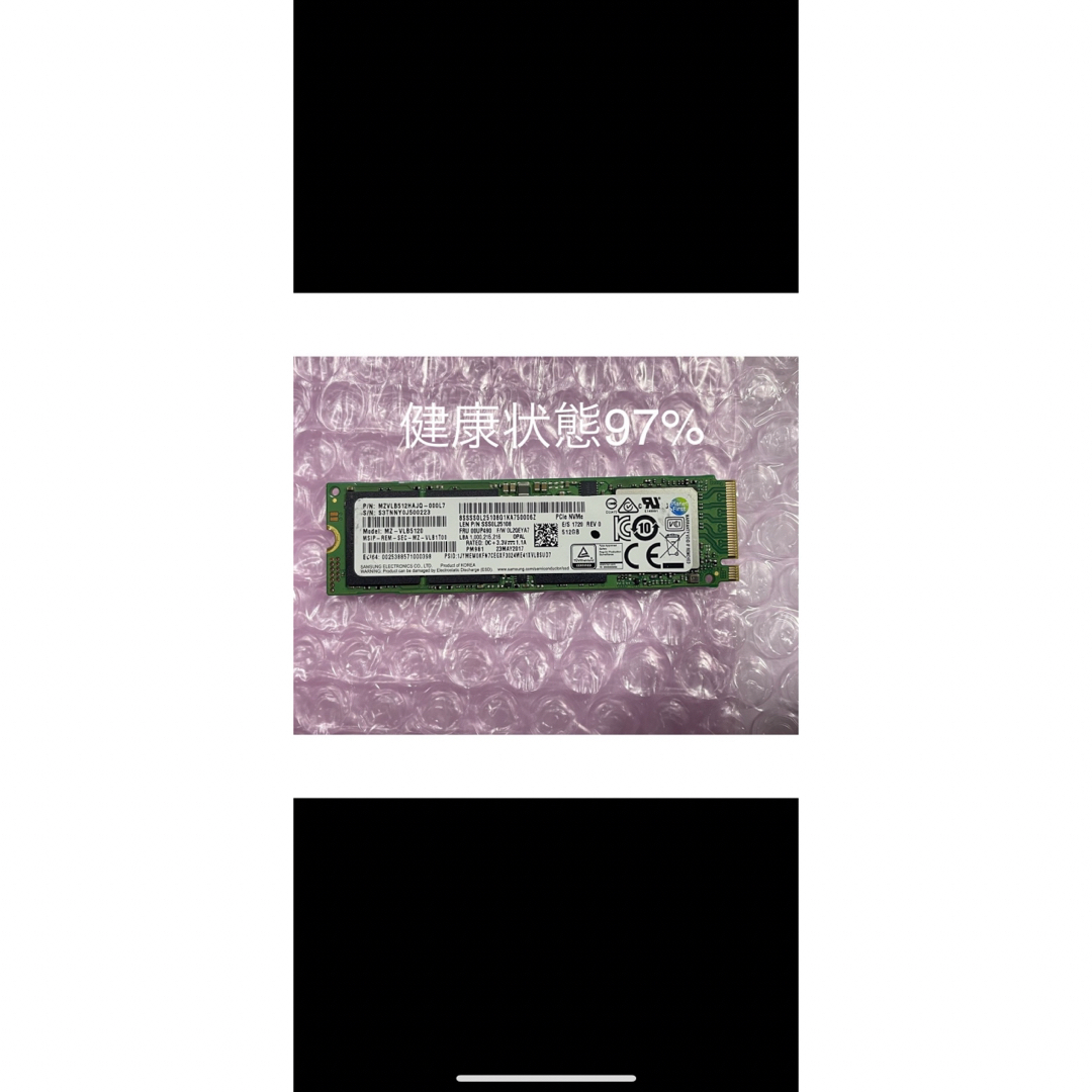 KIOXIA KXG6AZNV512G 512GB SSD M.2 NVMe 1