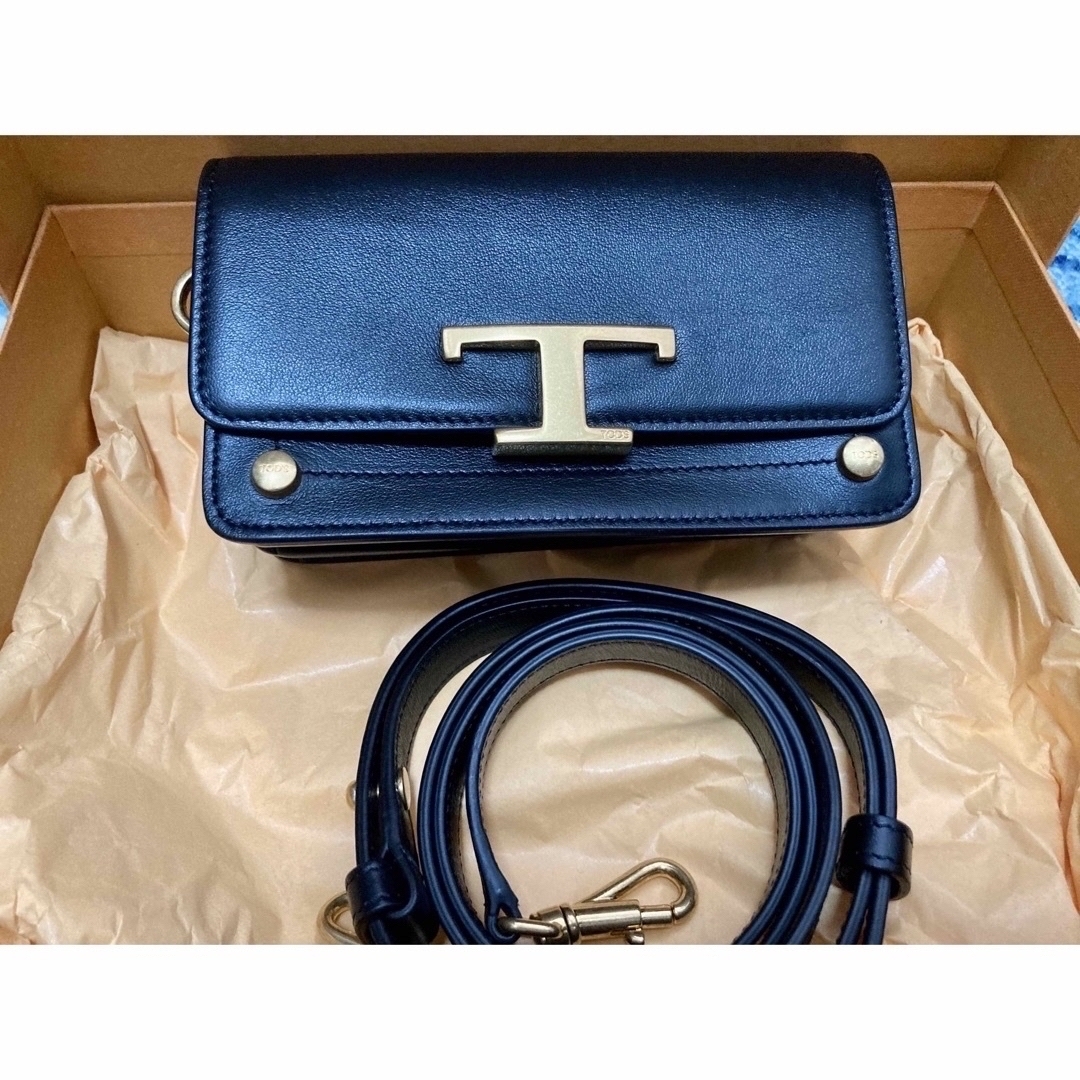 TOD'S - トッズ Tタイムレス レザークロスボディ マイクロの通販 by